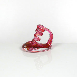 Sculpted Glass Pen Holder