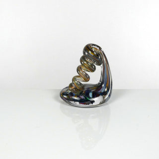 Sculpted Glass Pen Holder