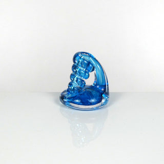 Sculpted Glass Pen Holder