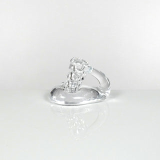 Sculpted Glass Pen Holder