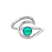 Wave Ring Frosted Green