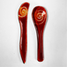 Red with Orange Swirl