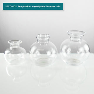 Clear Glass Bud Vase