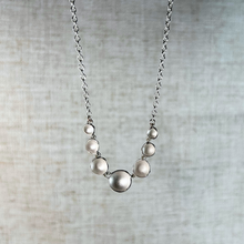 Load image into Gallery viewer, Medium Sterling Silver Gradient Necklace
