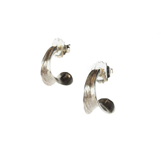 Short Horn Stud Earrings