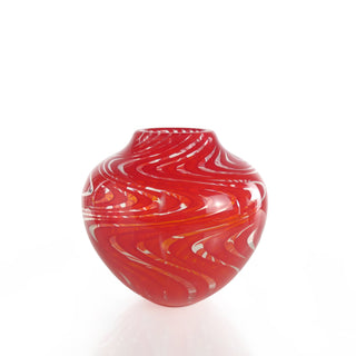 Spring Spiral Vase in Red