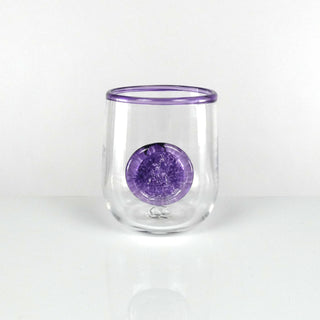 Stemless Wine Glass | Block Island Lip Wrap