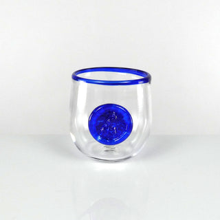 Stemless Wine Glass | Block Island Lip Wrap