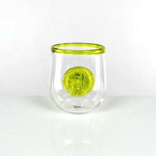 Stemless Wine Glass | Block Island Lip Wrap