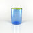 Sapphire With Lime Green Lip Wrap