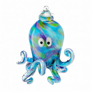 Glass Octopus Ornament