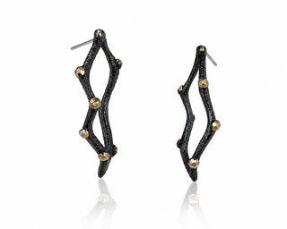 Zig Zag Hoop Earrings