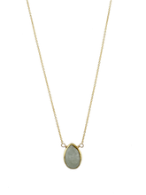 Load image into Gallery viewer, Aquamarine Drop Necklace
