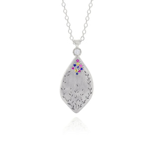 Multi-Sapphire Secret Garden Pendant