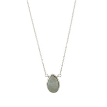 Load image into Gallery viewer, Aquamarine Drop Necklace
