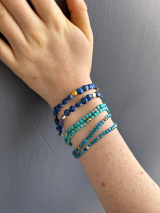Apatite Beaded Bracelet