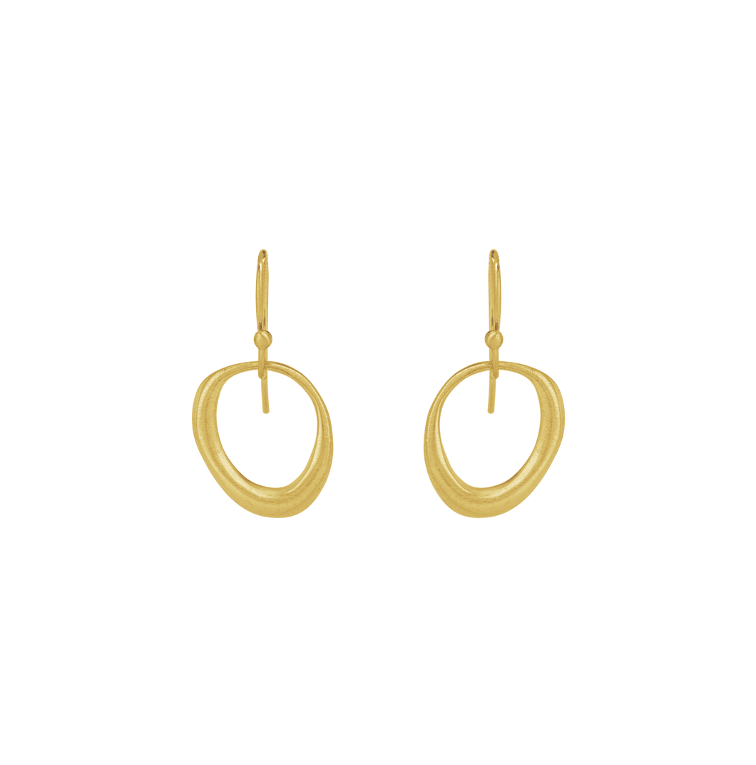 Organic Circle Earring