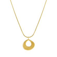 Load image into Gallery viewer, Thick Open Drop Pendant Necklace
