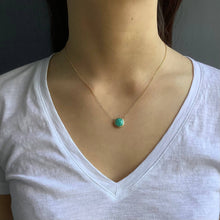 Load image into Gallery viewer, Turquoise Circles Necklace
