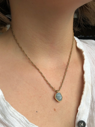 Aquamarine Guardian Pendant