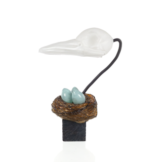 'Hans' | Glass Duck Skull