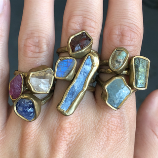 Aquamarine Guardian Ring