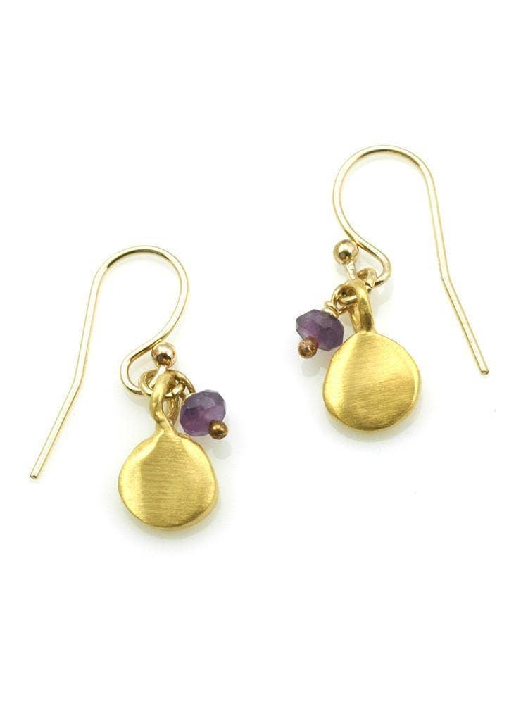 Small Tab with Little Stone Earrings