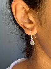 Load image into Gallery viewer, Small Tab with Little Stone Earrings
