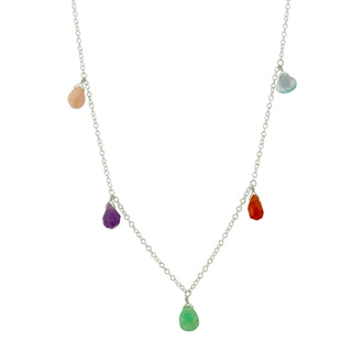 Colorful Semi-Precious Stone Necklace