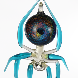 Hanging Galaxy Spider | Rainbow and Gold