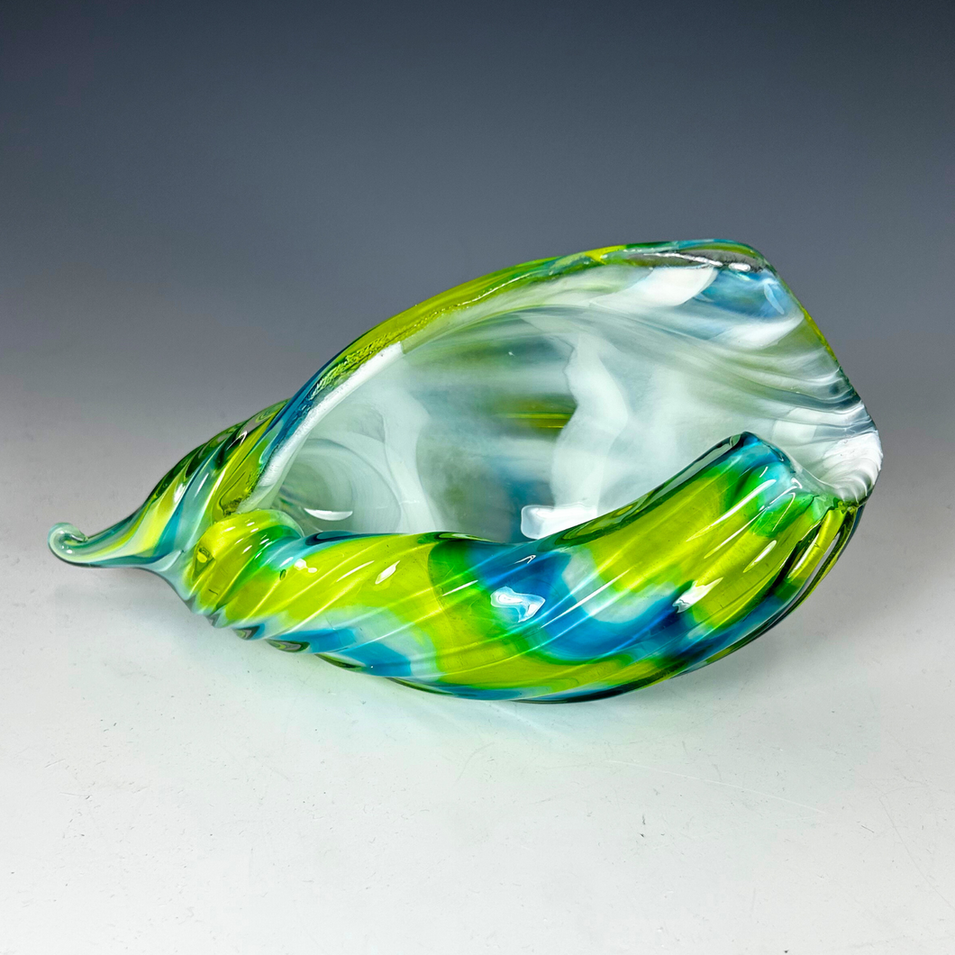 Colorful Glass Seashell