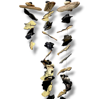 'Golden Ginkos' Hanging Leaf Strand