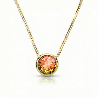 Aurora Halo Crystal Necklace