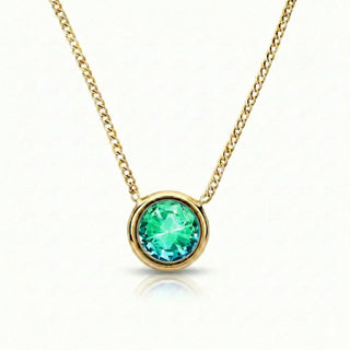 Aurora Halo Crystal Necklace