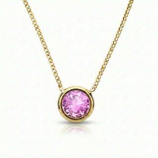 Aurora Halo Crystal Necklace