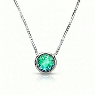 Aurora Halo Crystal Necklace