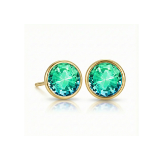 Aurora Halo Crystal Stud Earrings