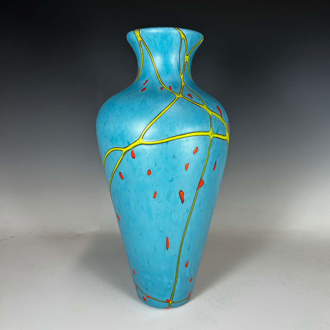Large Amphora Chrysocolla Vase