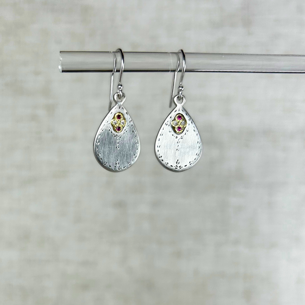 Secret Garden Drop Earrings