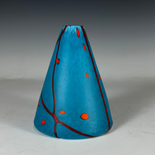 Load image into Gallery viewer, Small Cone Chrysocolla Vase
