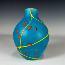 Load image into Gallery viewer, Small Gourd Chrysocolla Vase
