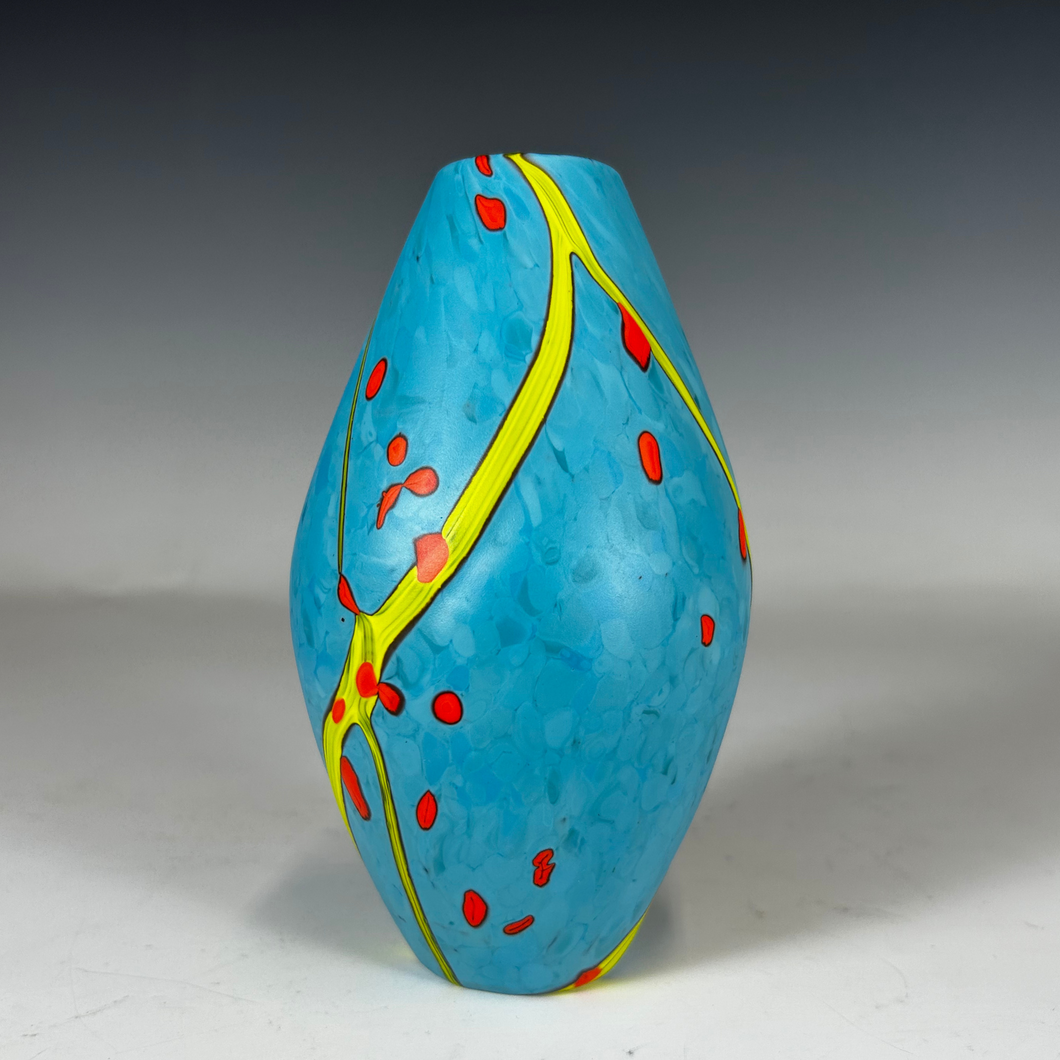 Small Torpedo Chrysocolla Vase