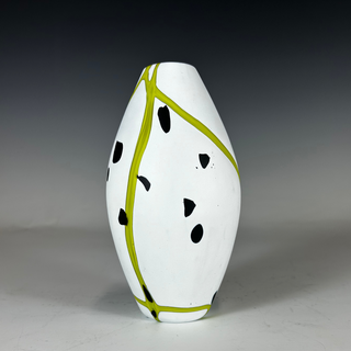 Small Torpedo White Chrysocolla Vase