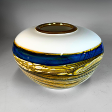 Load image into Gallery viewer, Coastal Glass Sphere Vessel Medium
