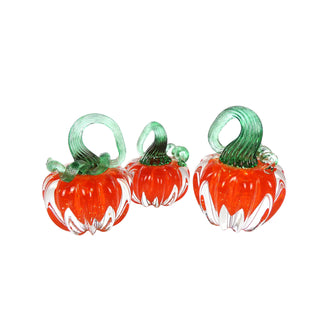 Solid Glass Mini Pumpkins