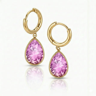 Aurora Teardrop Crystal Earrings