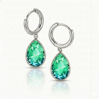 Aurora Teardrop Crystal Earrings