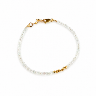 Beaded Aquamarine Bracelet