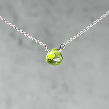 Load image into Gallery viewer, Semiprecious Charm Necklace Birthstone Series
