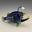 Blue with Green Fins